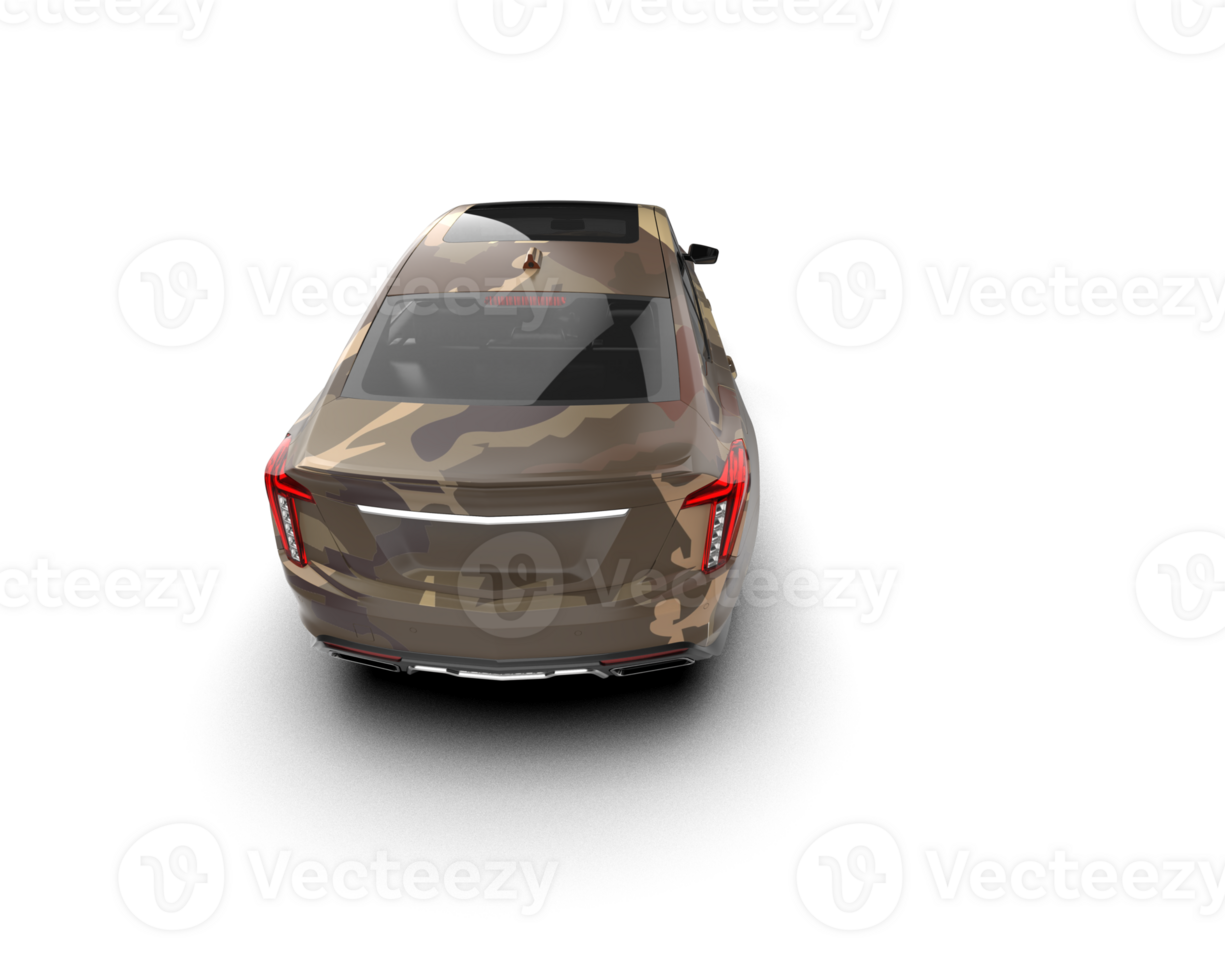 Modern car isolated on background. 3d rendering - illustration png