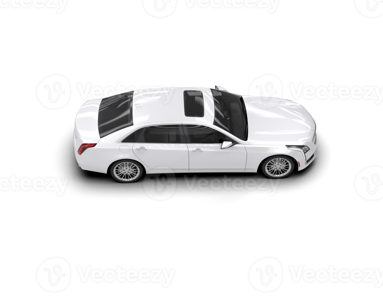 Modern car isolated on background. 3d rendering - illustration png