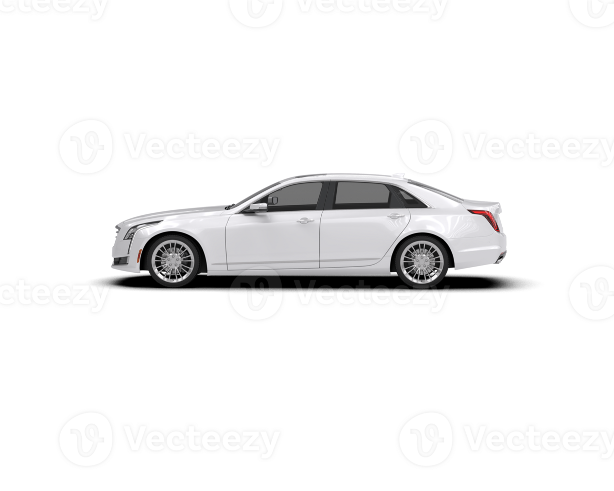 Modern car isolated on background. 3d rendering - illustration png