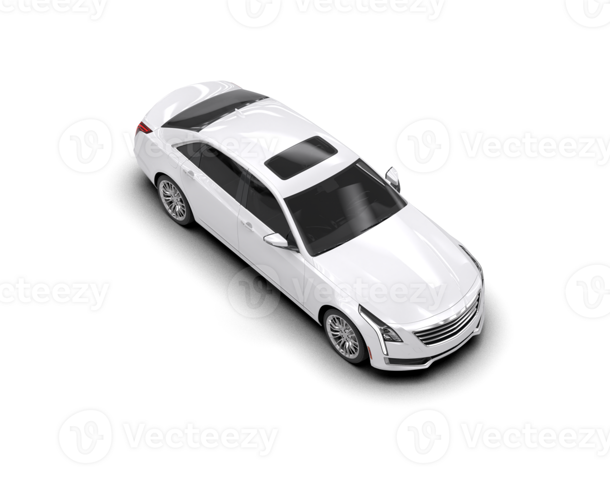 Modern car isolated on background. 3d rendering - illustration png