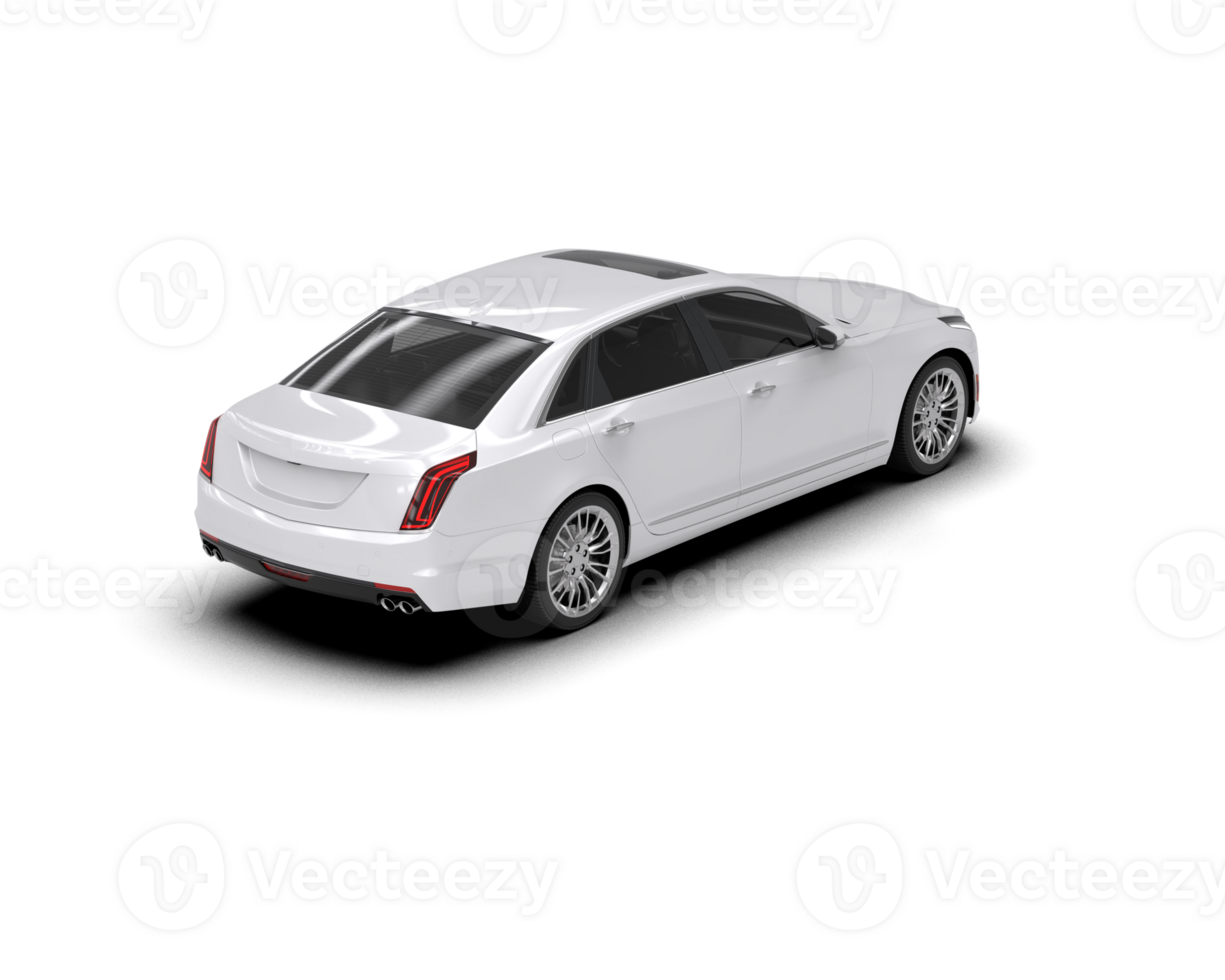 Modern car isolated on background. 3d rendering - illustration png