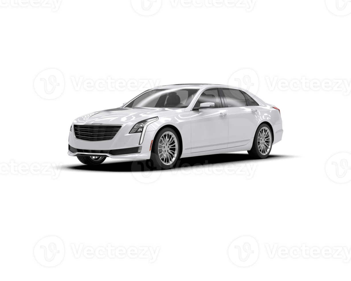 Modern car isolated on background. 3d rendering - illustration png