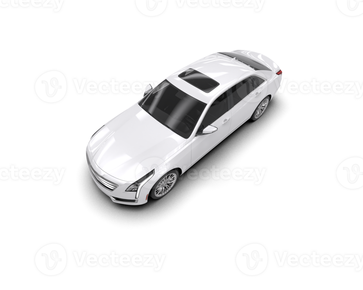 Modern car isolated on background. 3d rendering - illustration png