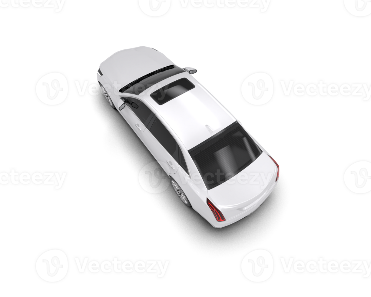 Modern car isolated on background. 3d rendering - illustration png