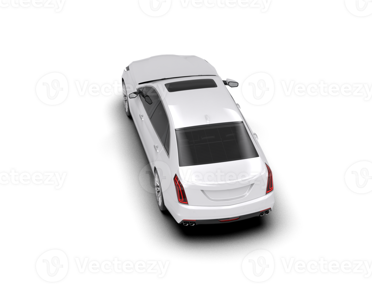 Modern car isolated on background. 3d rendering - illustration png