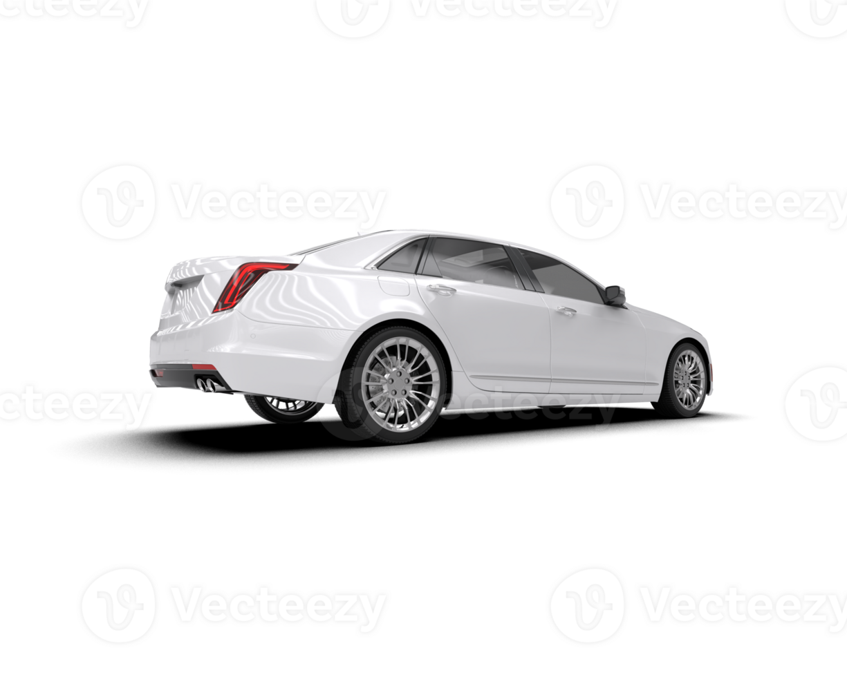 Modern car isolated on background. 3d rendering - illustration png