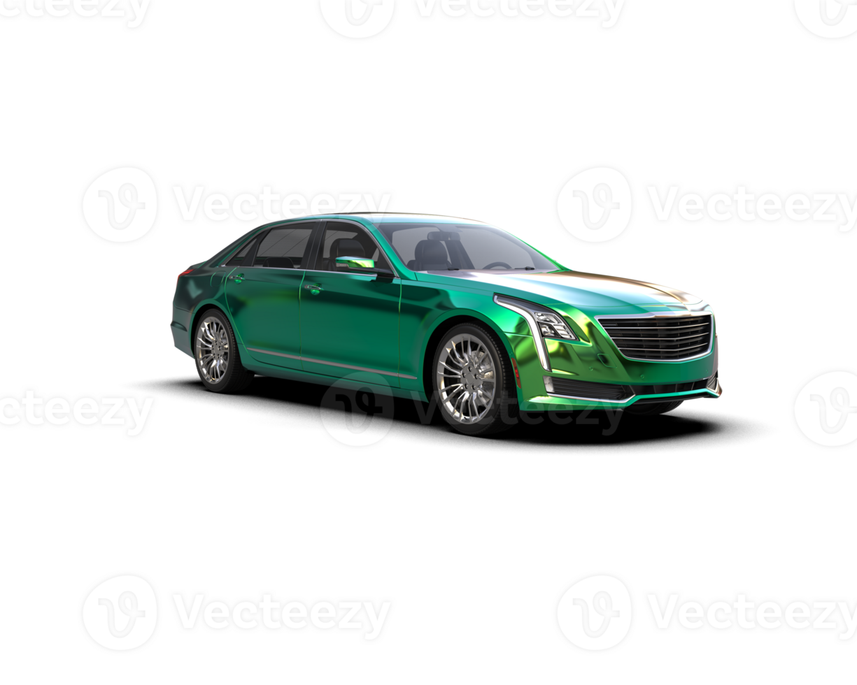 Modern car isolated on background. 3d rendering - illustration png