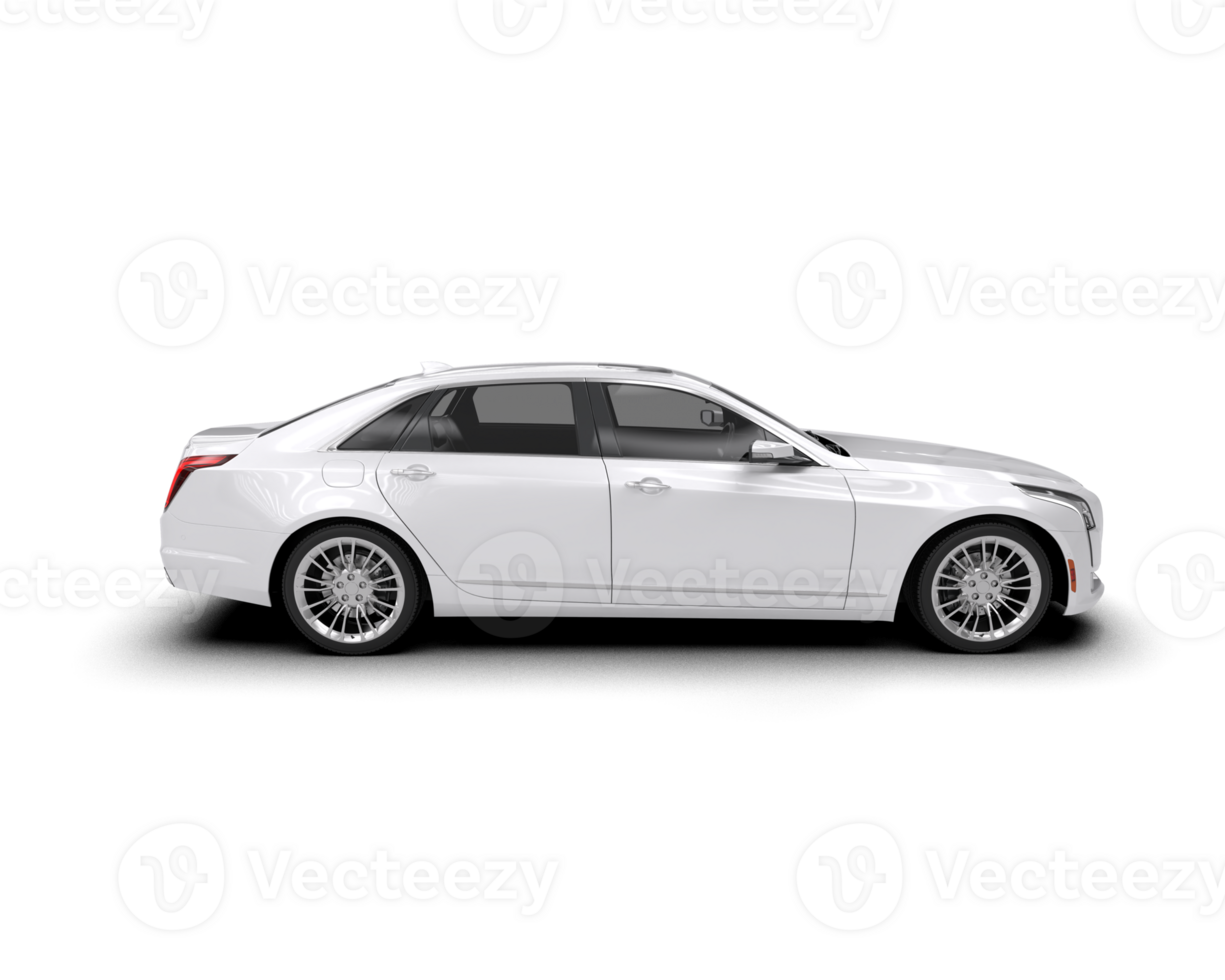 Modern car isolated on background. 3d rendering - illustration png