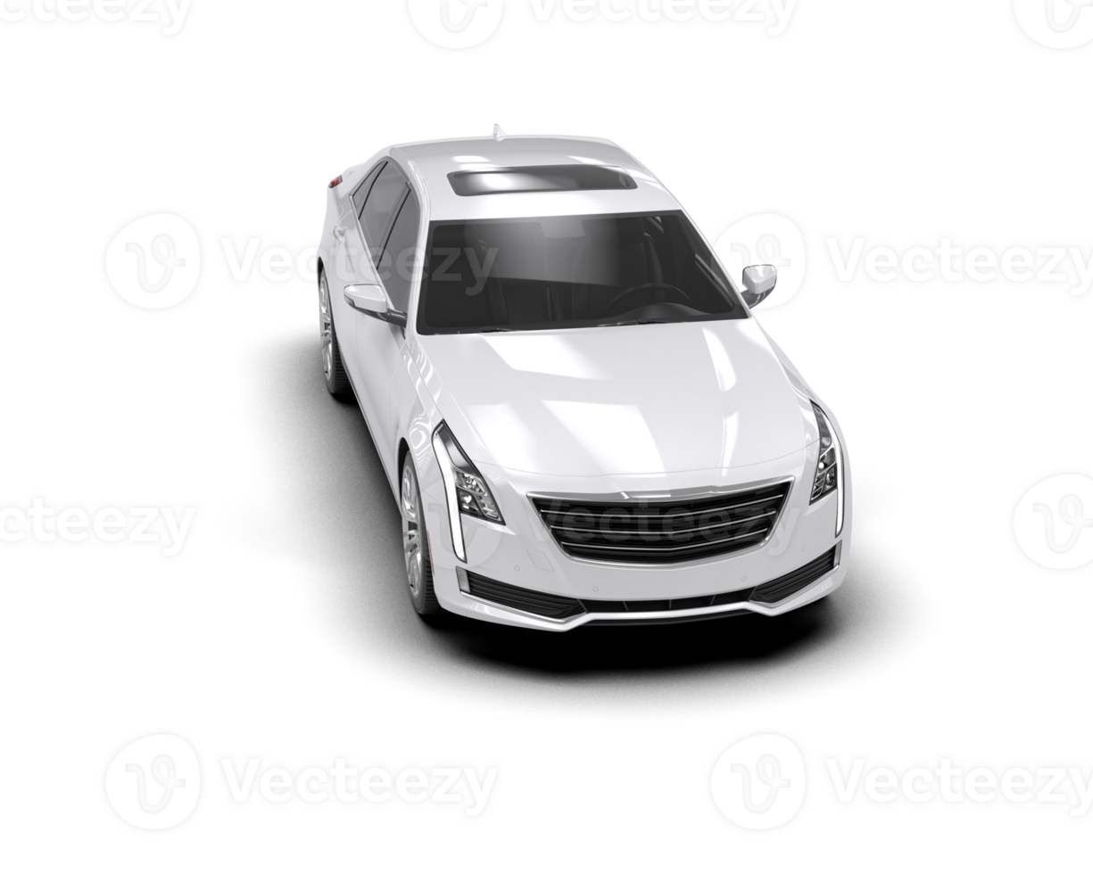 Modern car isolated on background. 3d rendering - illustration png