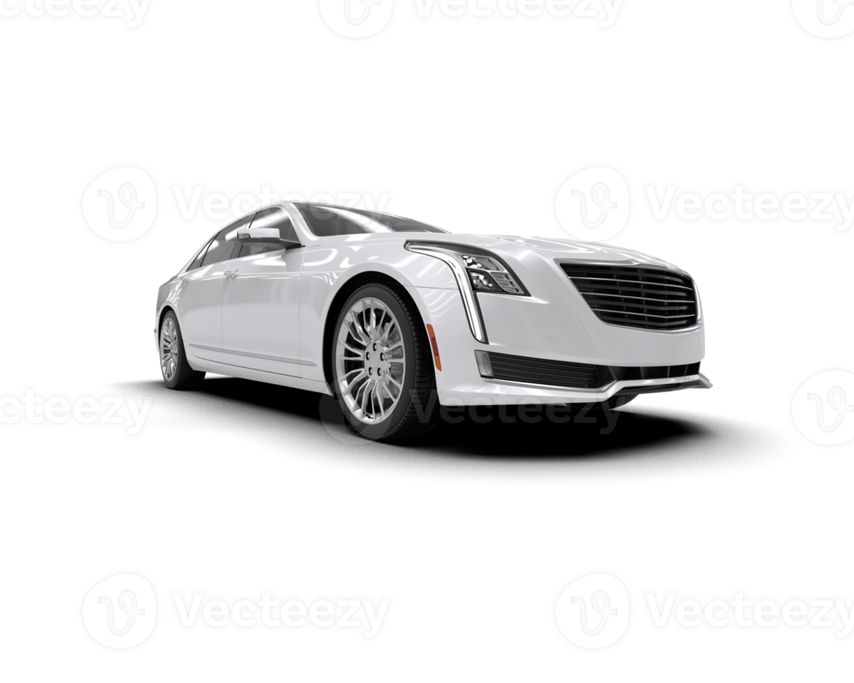 Modern car isolated on background. 3d rendering - illustration png