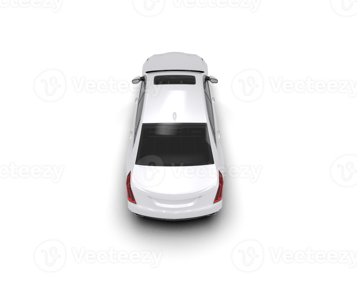 Modern car isolated on background. 3d rendering - illustration png