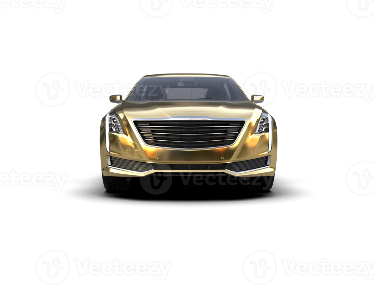 Modern car isolated on background. 3d rendering - illustration png