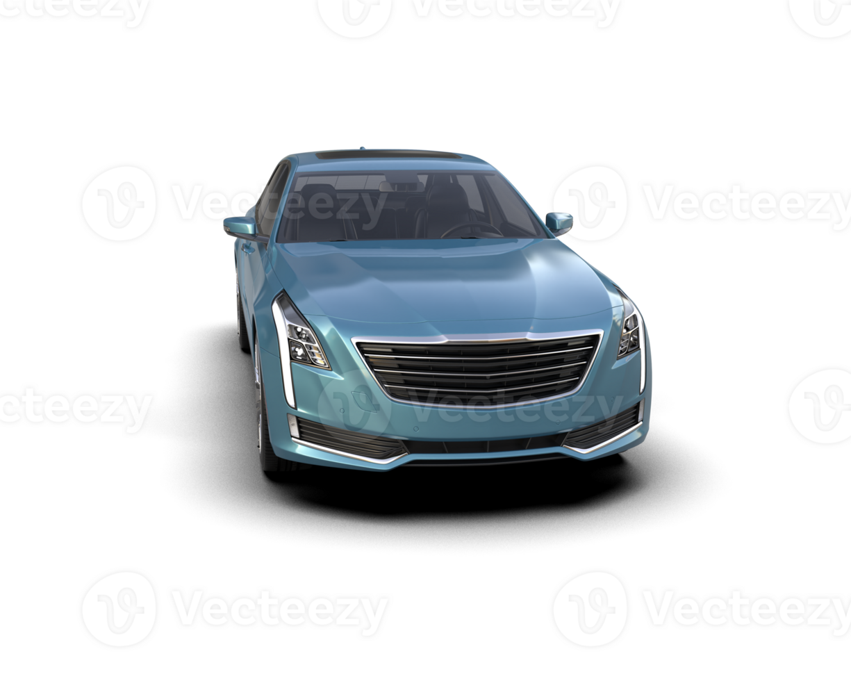 Modern car isolated on background. 3d rendering - illustration png