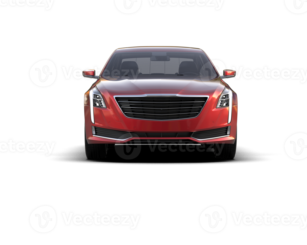 Modern car isolated on background. 3d rendering - illustration png