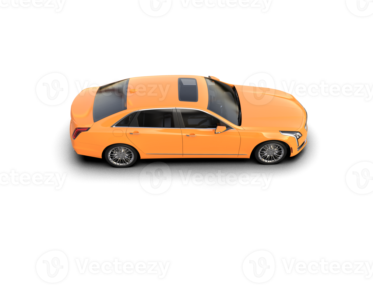 Modern car isolated on background. 3d rendering - illustration png