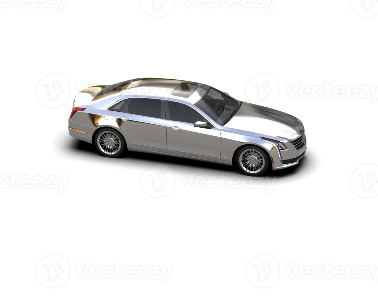 Modern car isolated on background. 3d rendering - illustration png