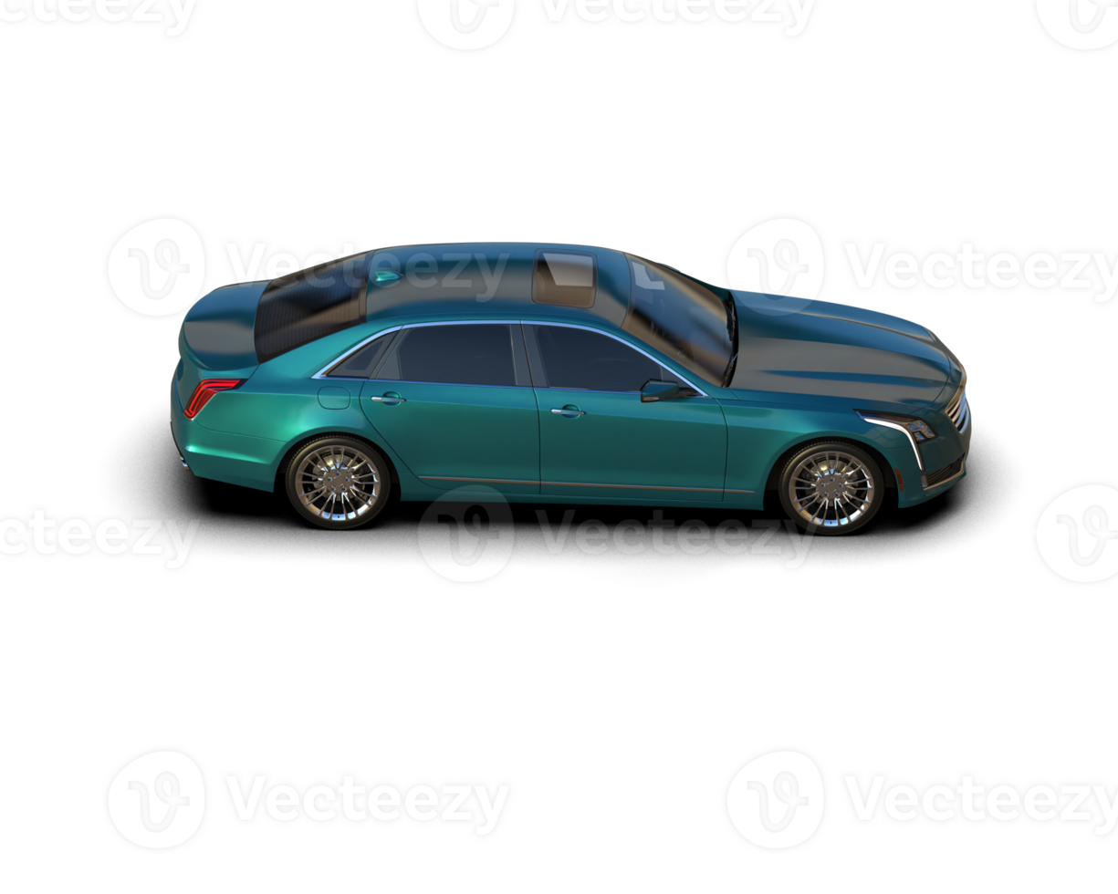 Modern car isolated on background. 3d rendering - illustration png