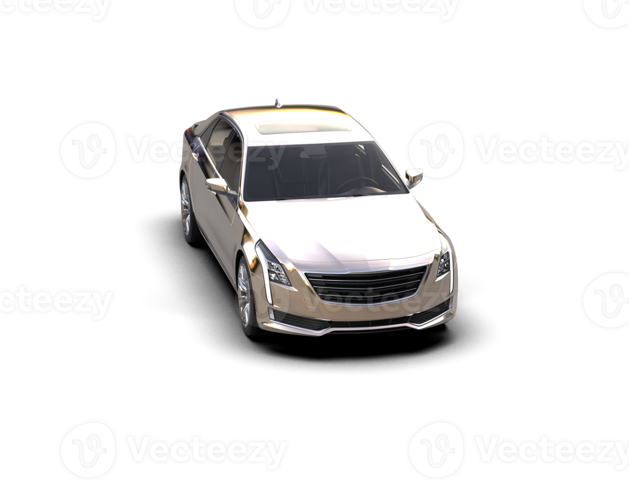 Modern car isolated on background. 3d rendering - illustration png