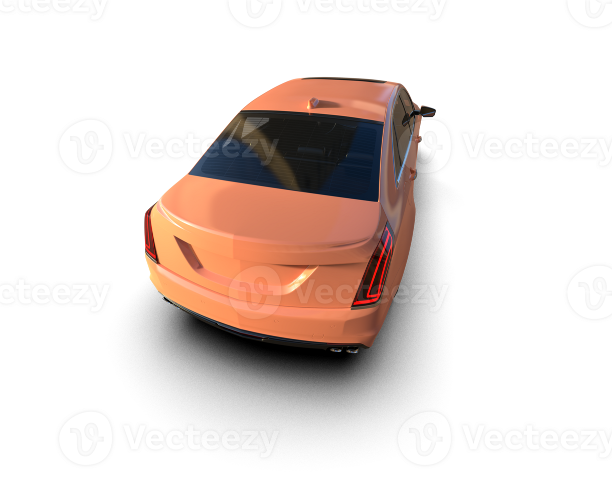 Modern car isolated on background. 3d rendering - illustration png