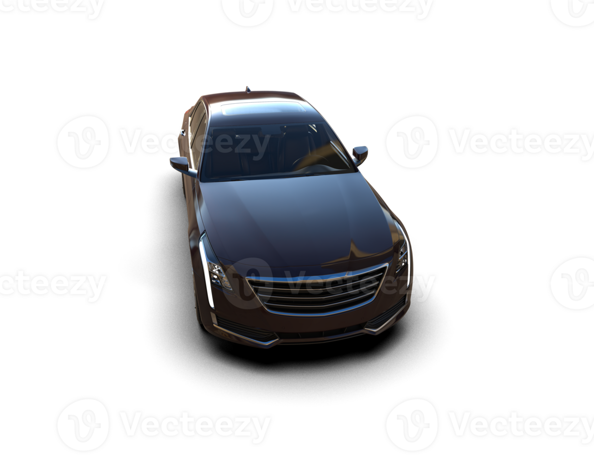 Modern car isolated on background. 3d rendering - illustration png