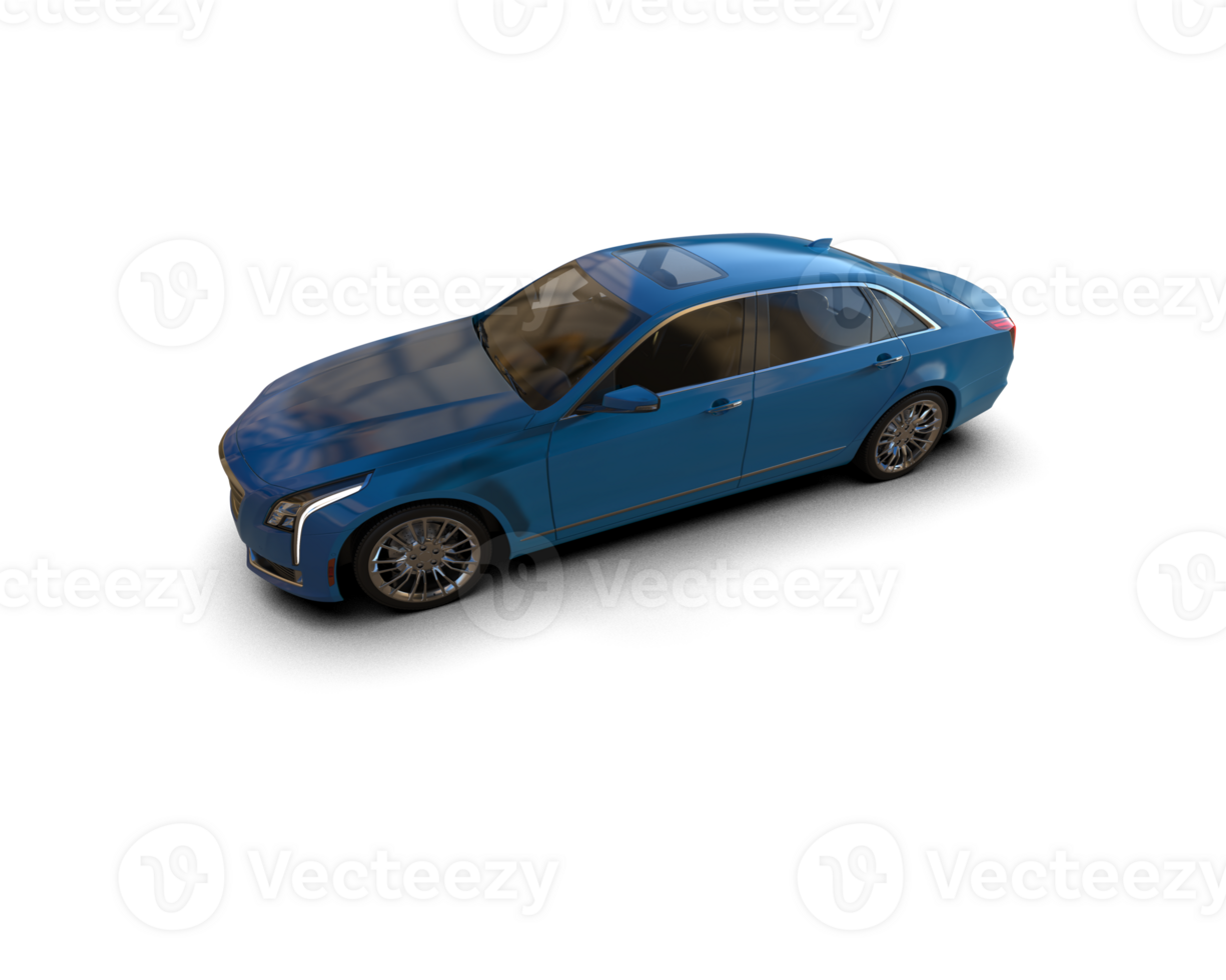 Modern car isolated on background. 3d rendering - illustration png