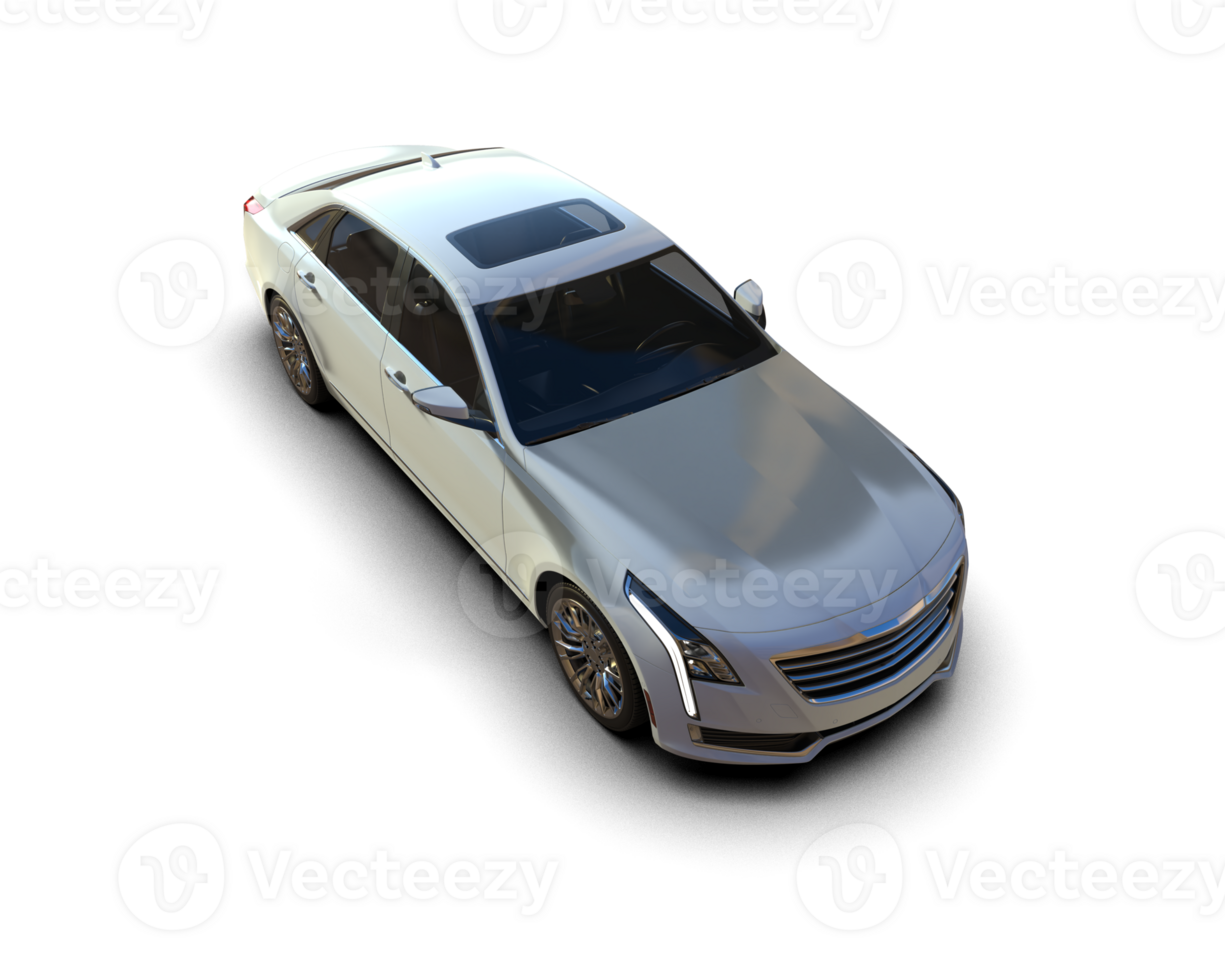 Modern car isolated on background. 3d rendering - illustration png