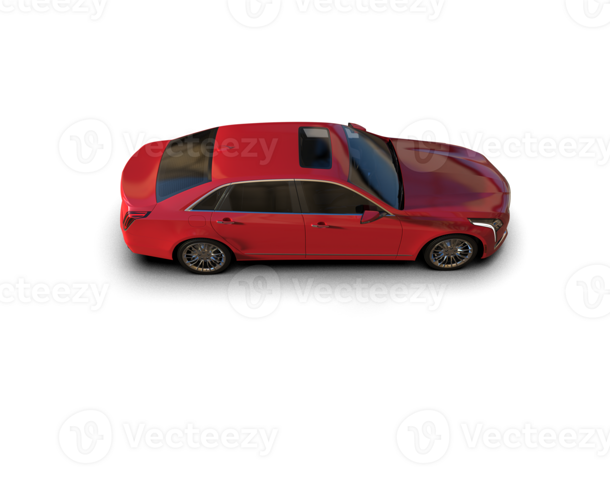 Modern car isolated on background. 3d rendering - illustration png
