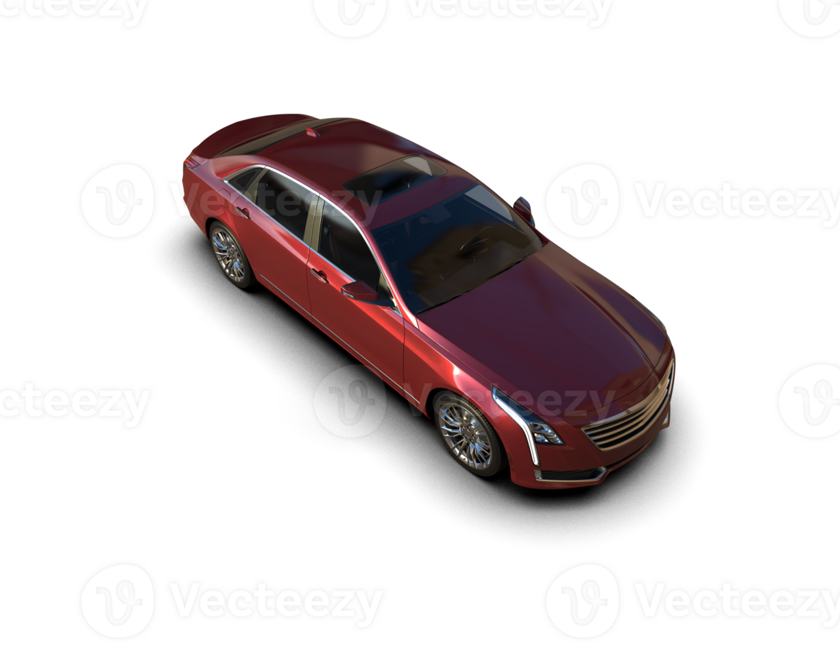 Modern car isolated on background. 3d rendering - illustration png