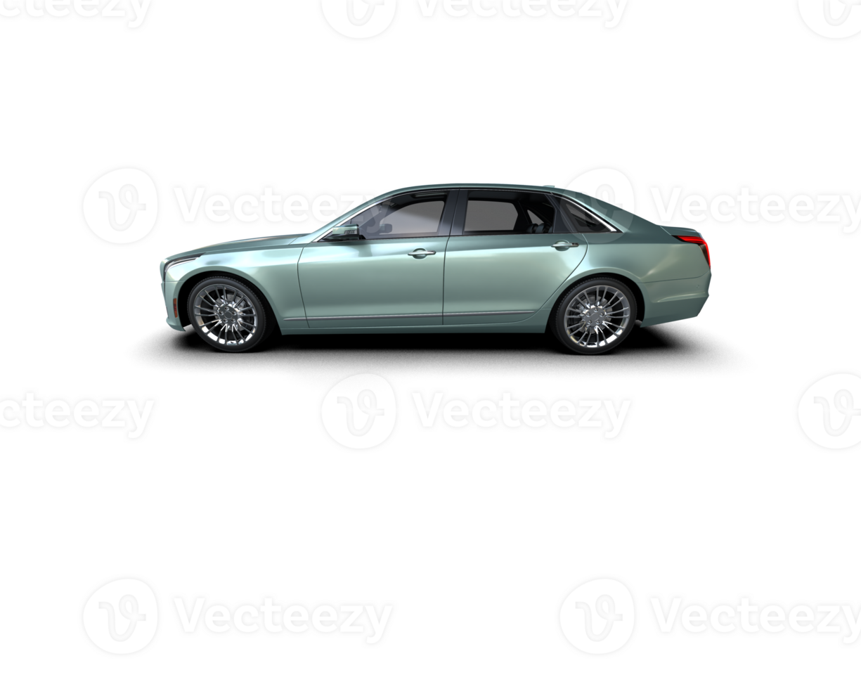 Modern car isolated on background. 3d rendering - illustration png