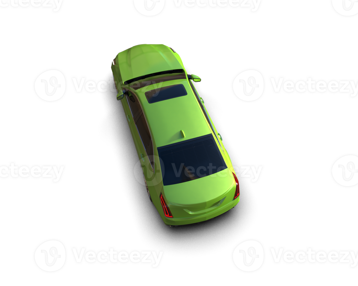 Modern car isolated on background. 3d rendering - illustration png