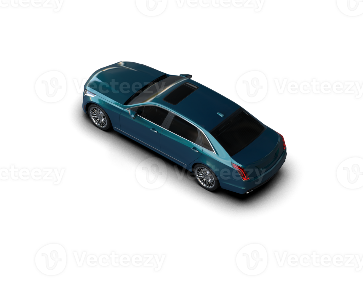 Modern car isolated on background. 3d rendering - illustration png