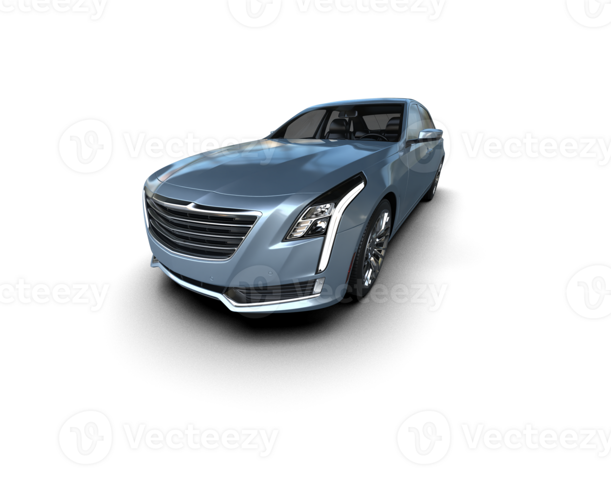 Modern car isolated on background. 3d rendering - illustration png