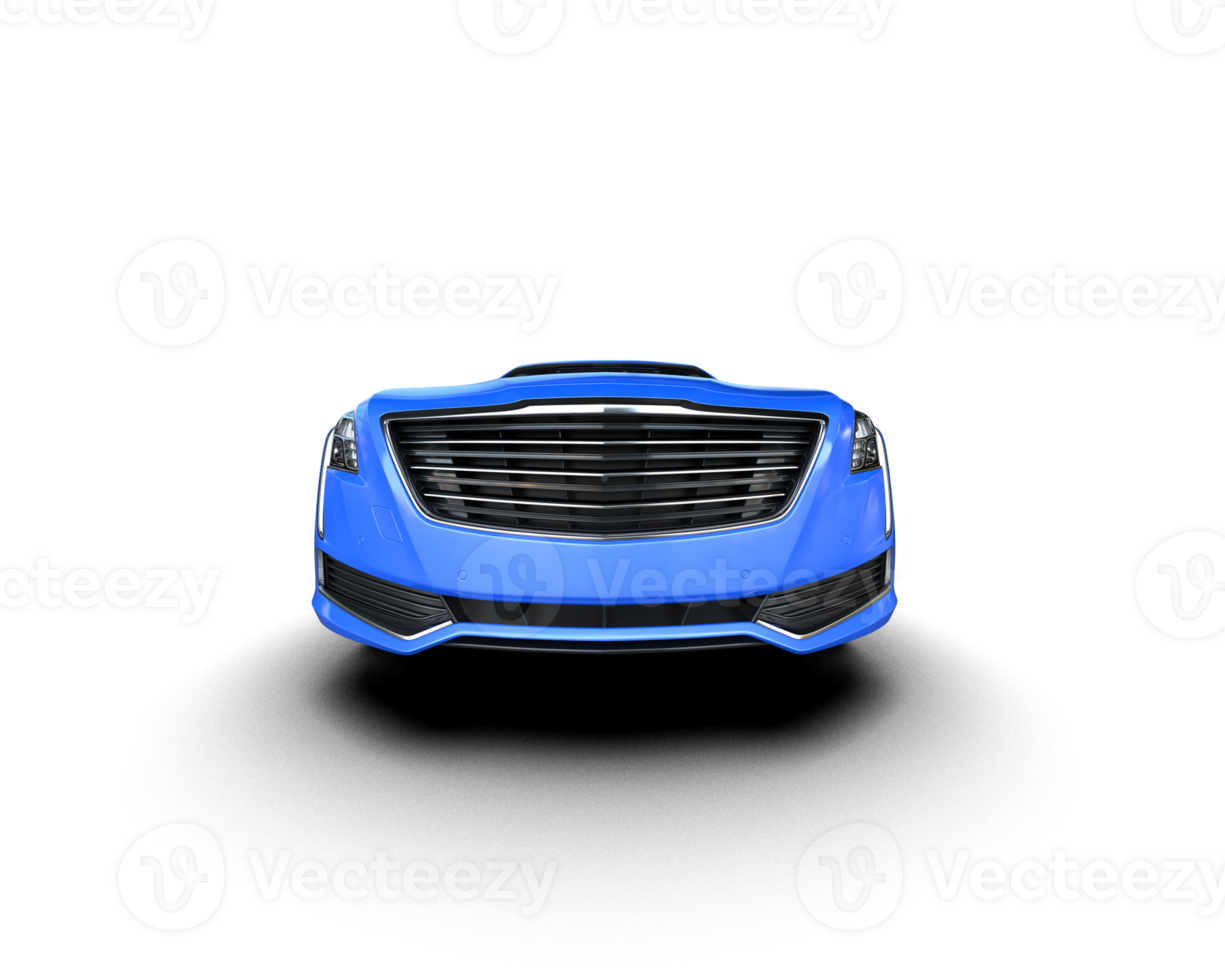Modern car isolated on background. 3d rendering - illustration png