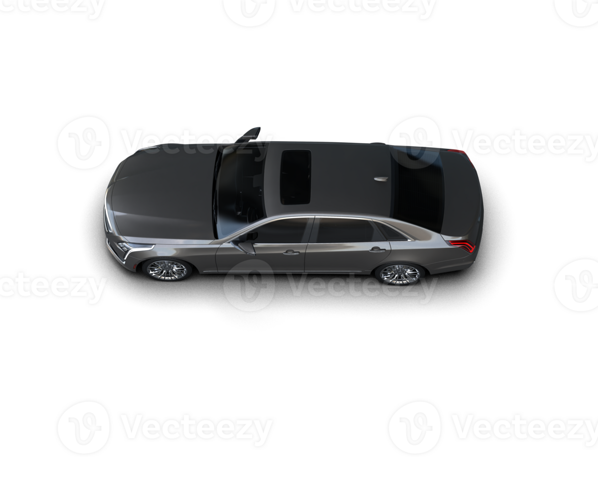 Modern car isolated on background. 3d rendering - illustration png