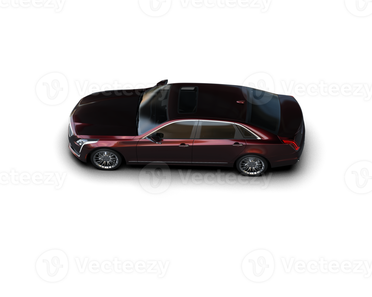 Modern car isolated on background. 3d rendering - illustration png