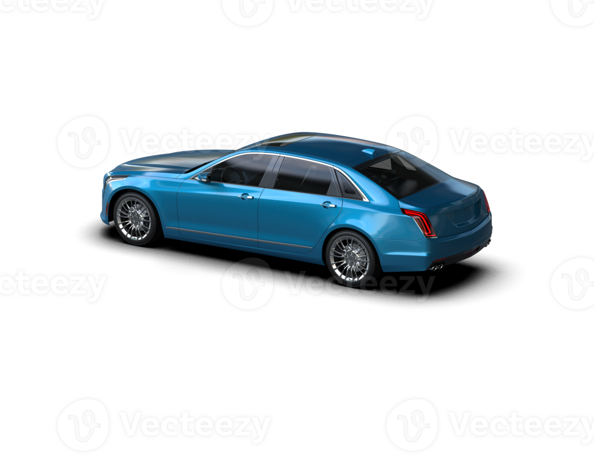 Modern car isolated on background. 3d rendering - illustration png