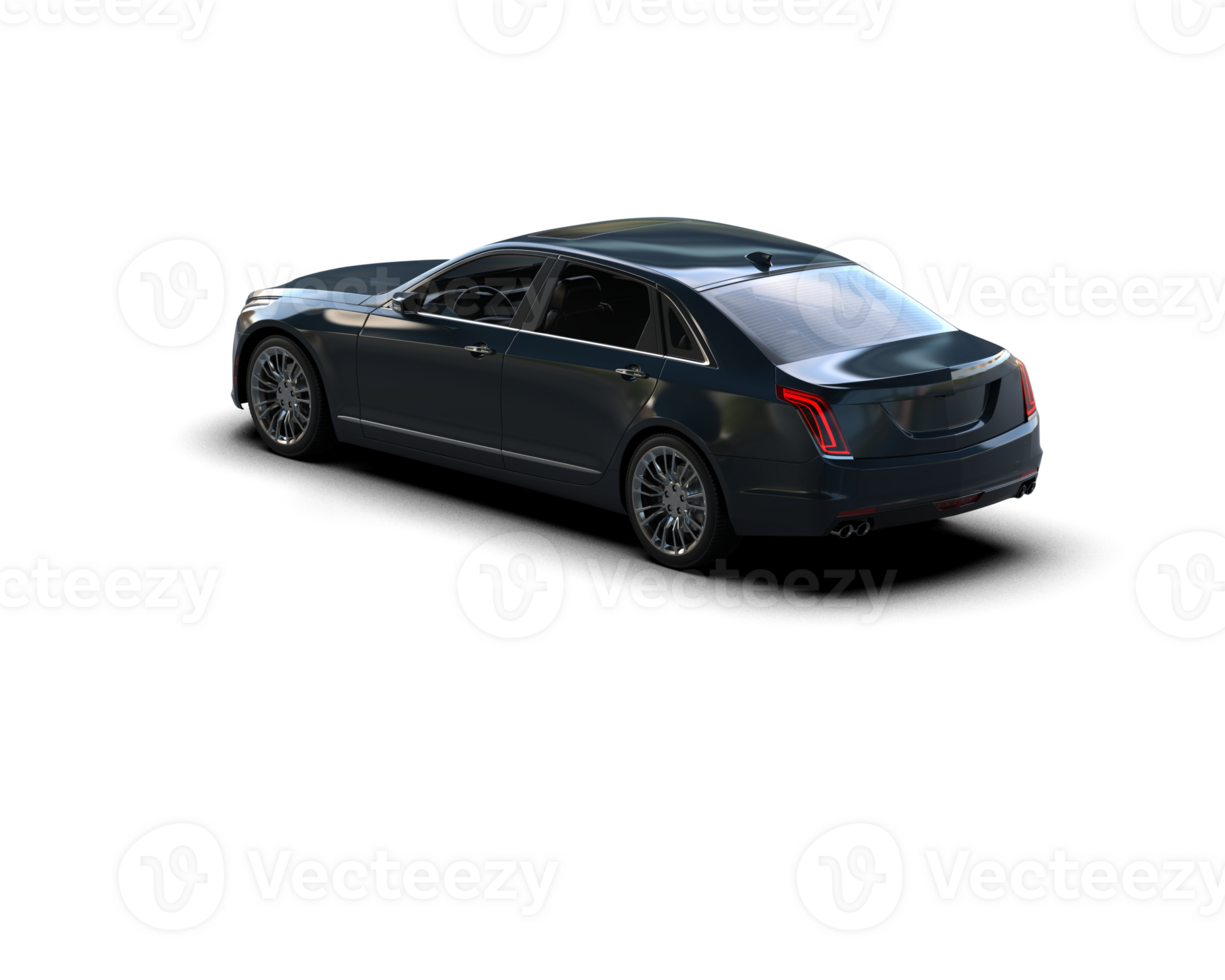 Modern car isolated on background. 3d rendering - illustration png