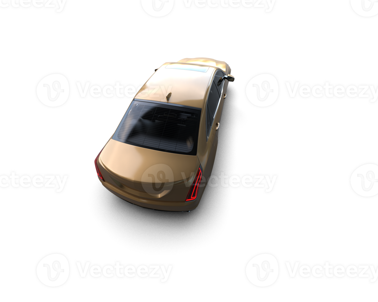 Modern car isolated on background. 3d rendering - illustration png