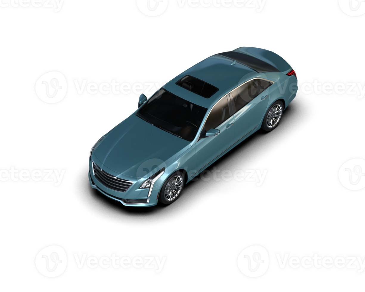 Modern car isolated on background. 3d rendering - illustration png