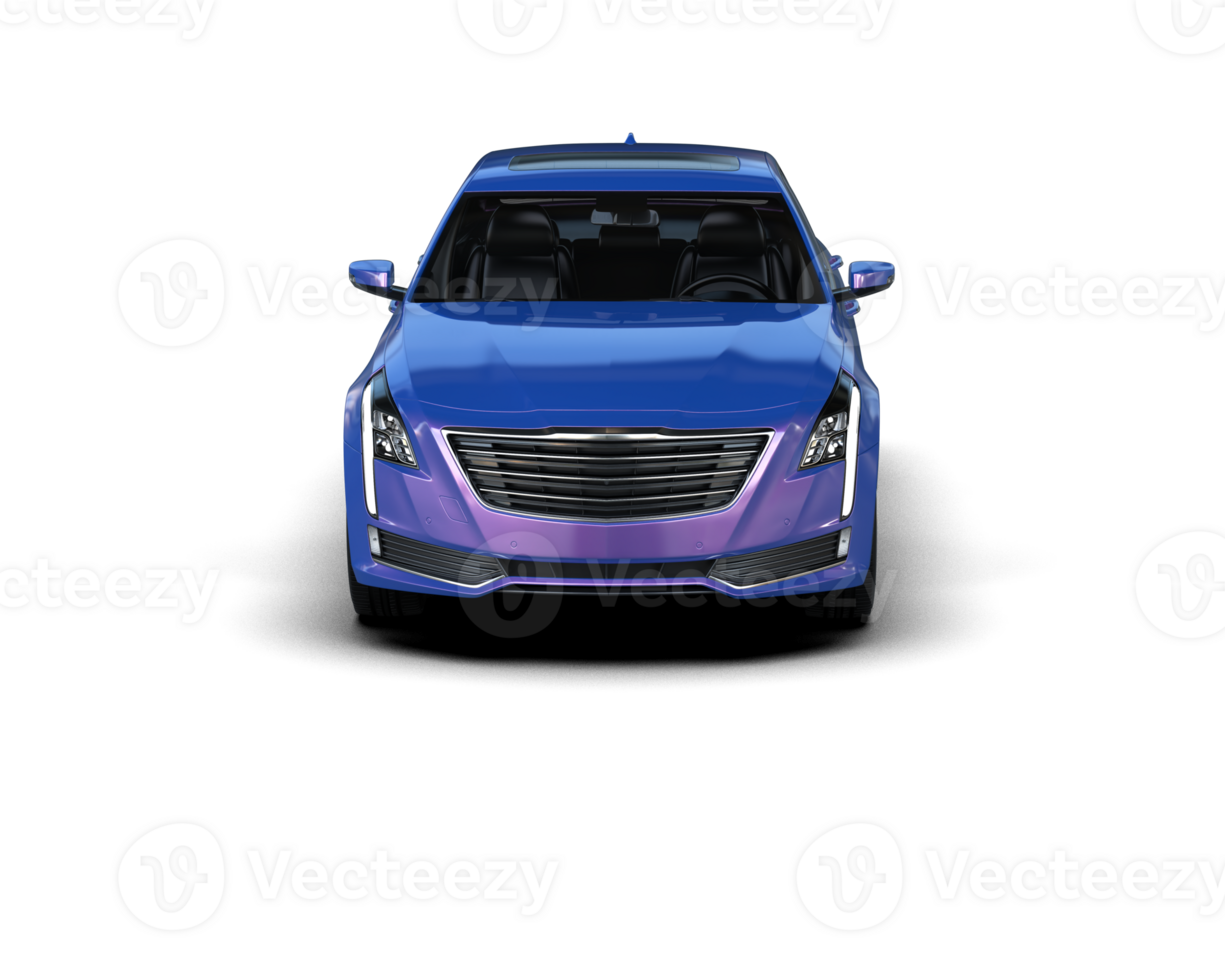 Modern car isolated on background. 3d rendering - illustration png