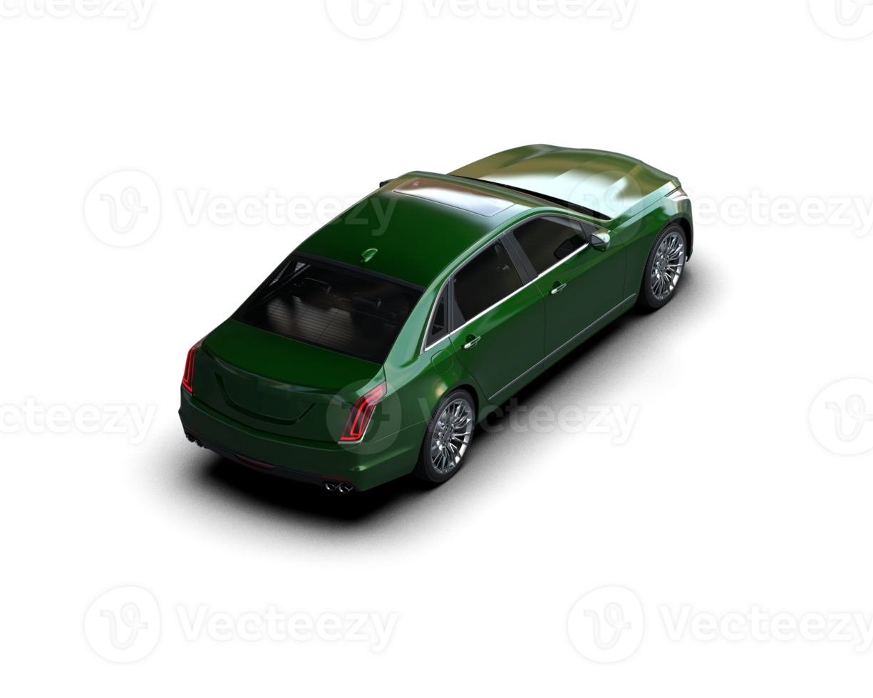 Modern car isolated on background. 3d rendering - illustration png