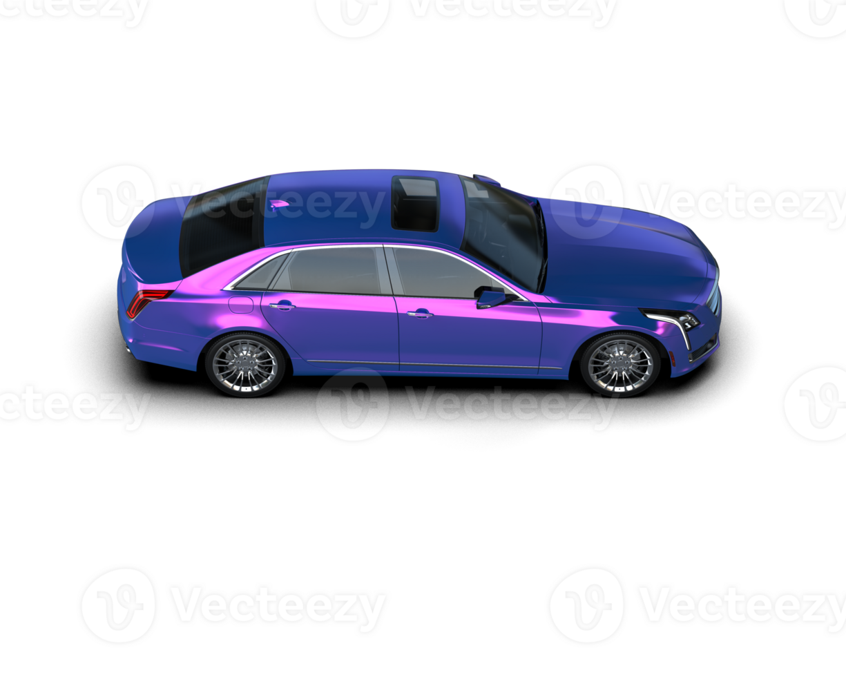Modern car isolated on background. 3d rendering - illustration png