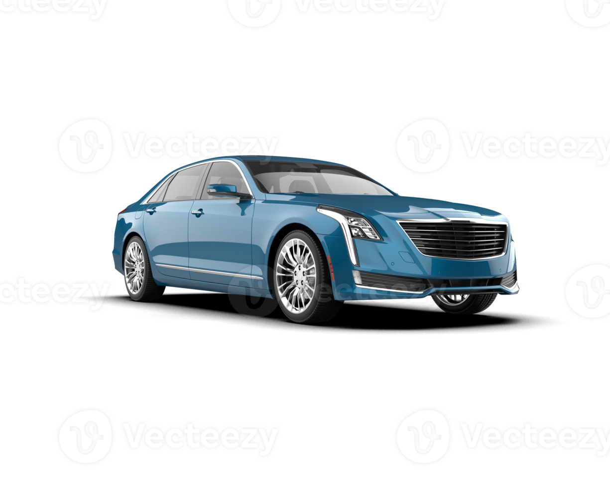 Modern car isolated on background. 3d rendering - illustration png