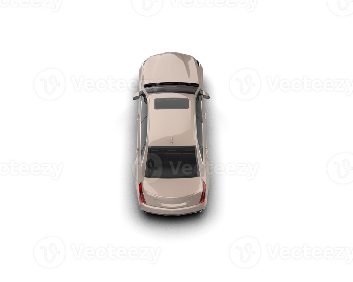 Modern car isolated on background. 3d rendering - illustration png