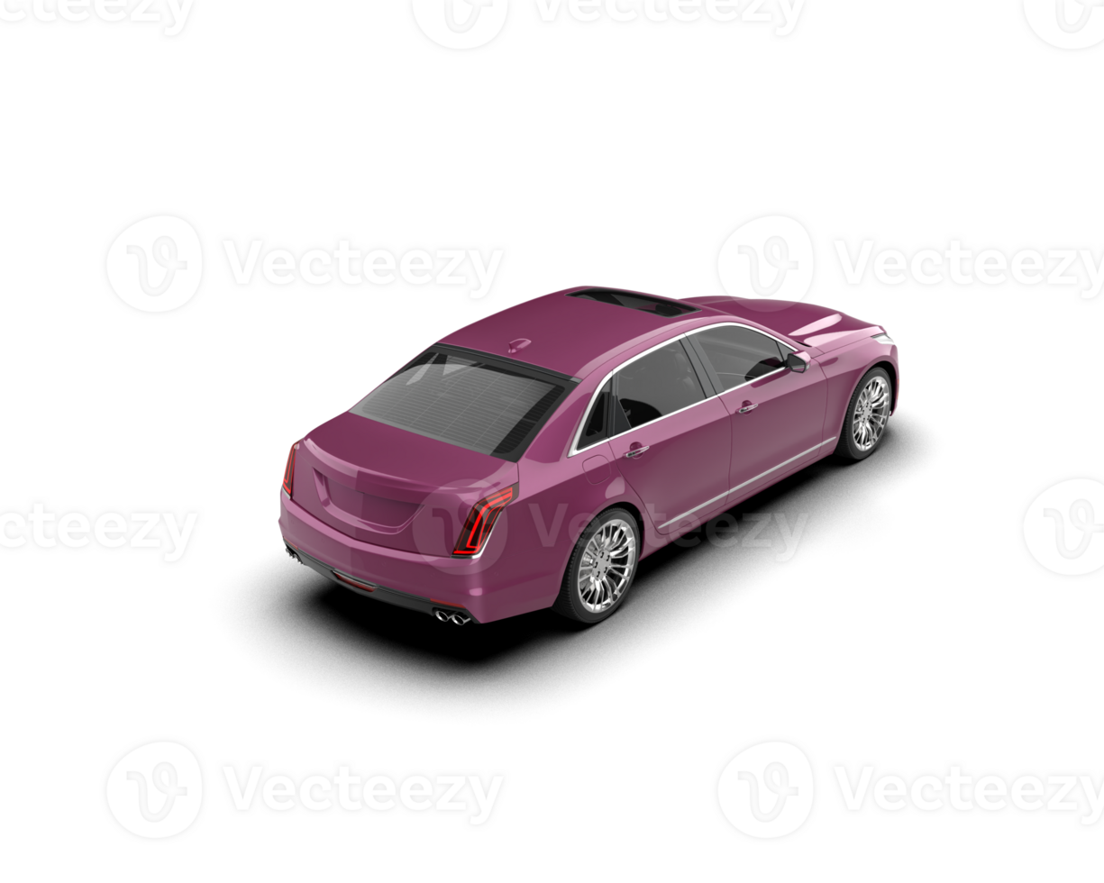 Modern car isolated on background. 3d rendering - illustration png