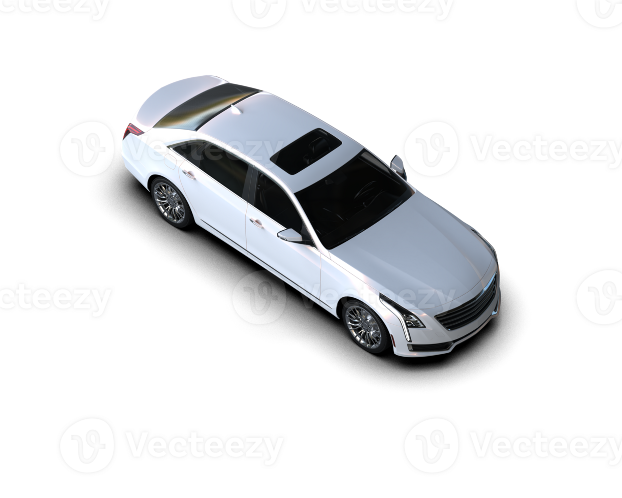 Modern car isolated on background. 3d rendering - illustration png