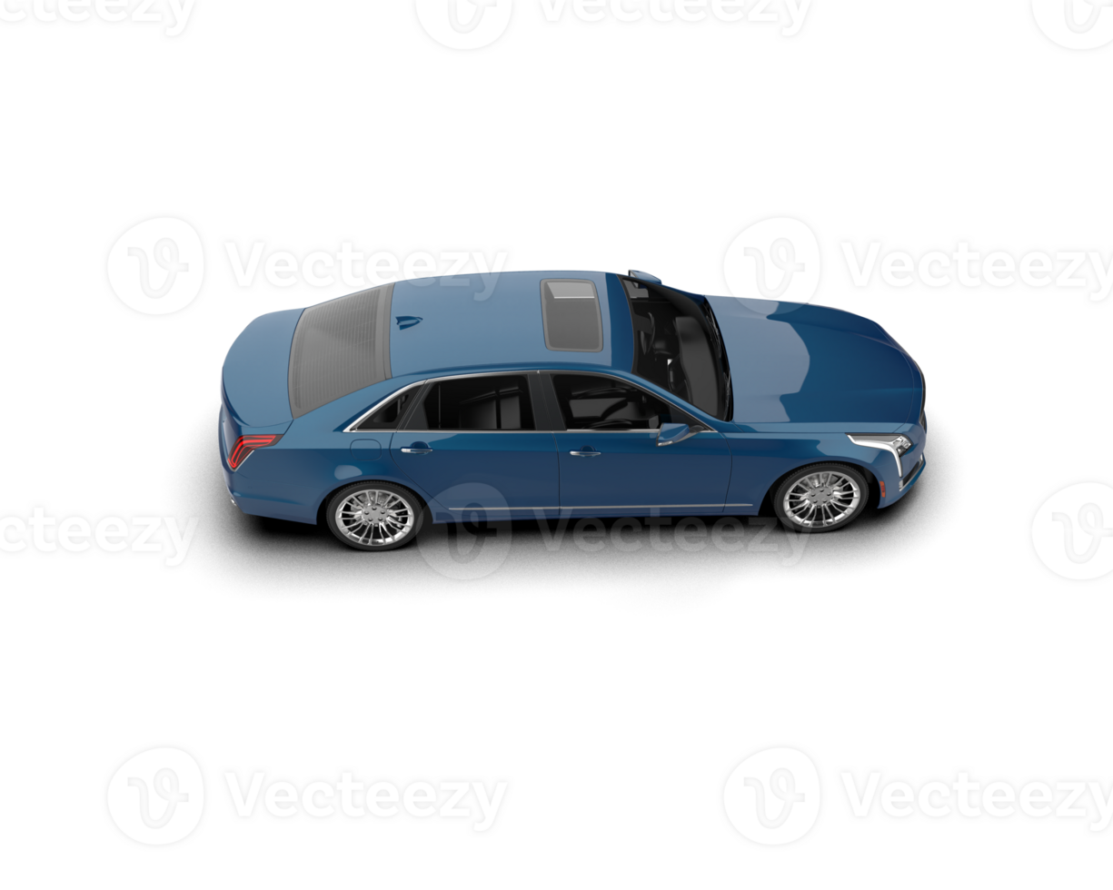 Modern car isolated on background. 3d rendering - illustration png