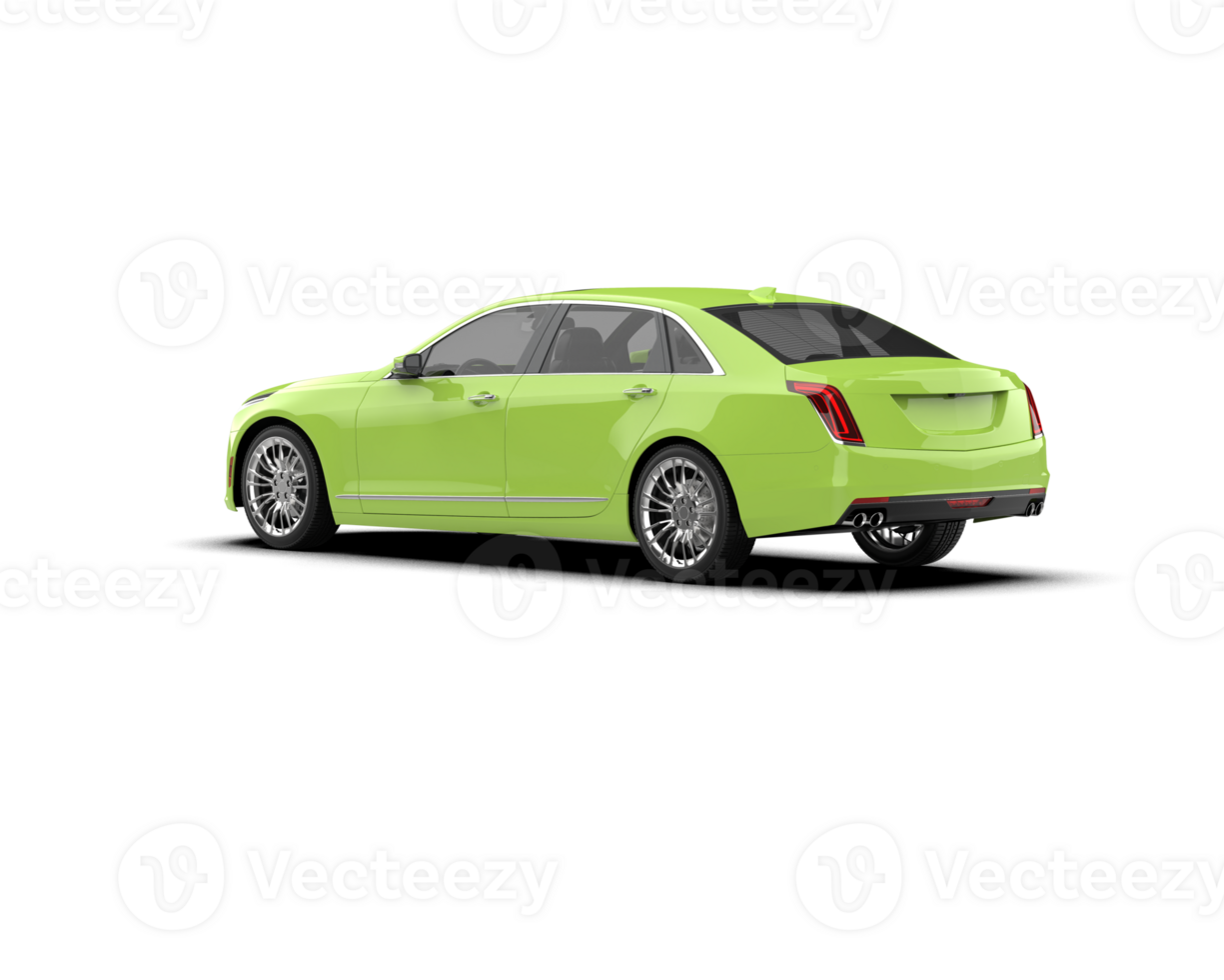 Modern car isolated on background. 3d rendering - illustration png