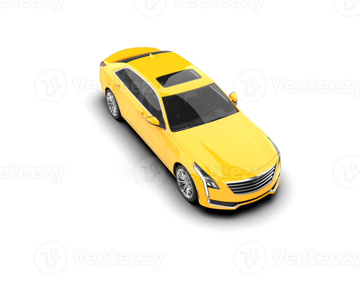 Modern car isolated on background. 3d rendering - illustration png