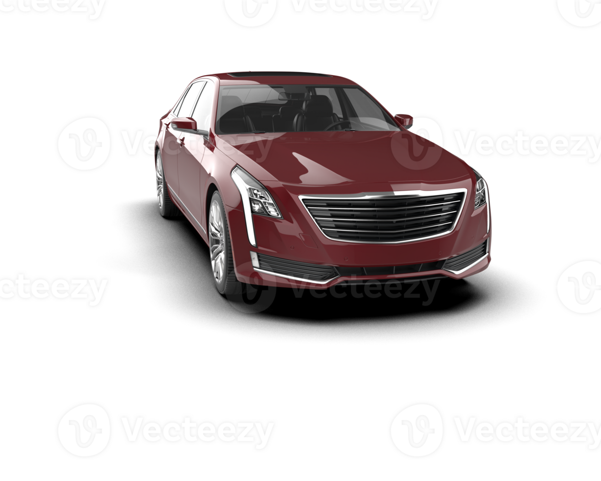 Modern car isolated on background. 3d rendering - illustration png